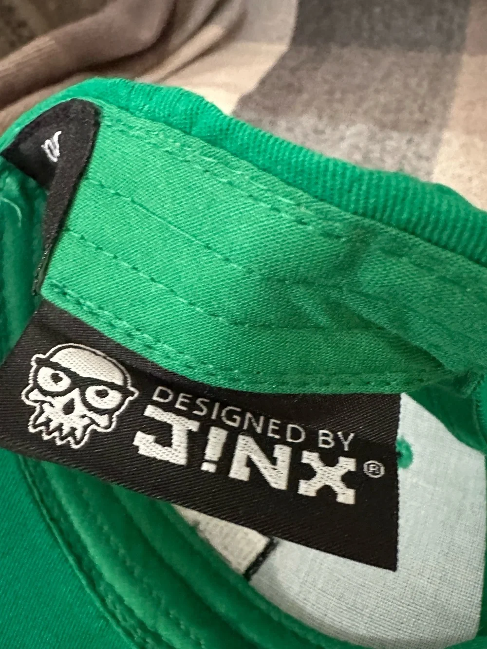 Green Minecraft Creeper JINX Kids Baseball Cap